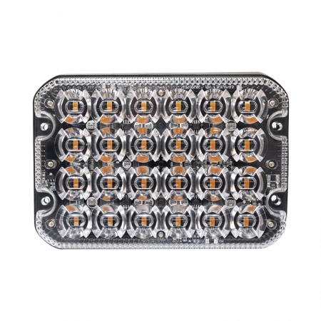 24 LED R65 Heavy-Duty Warning Lamp - Amber